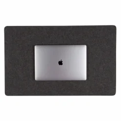 Mosen Large Merino Wool Felt Desk Pad, Charcoal