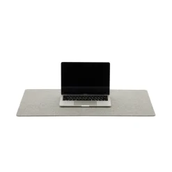 Mosen Large Merino Wool Felt Desk Pad, Granite