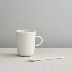 Mr & Mrs Latte Mug, Bone