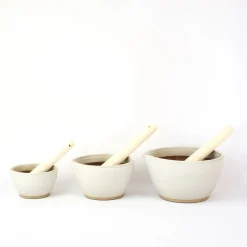 Mujun Suri Bowl -- Suribachi and Surikogi Set (Mortar and Pestle)