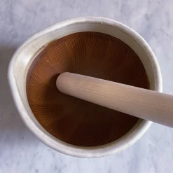 Mujun Suri Bowl -- Suribachi and Surikogi Set (Mortar and Pestle)