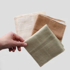 Organic Cotton Face Towel, Ivory