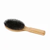 Oval Olive Wood Boar Bristle Hair Brush