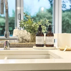 Oval Tray, White Granite Terrazo