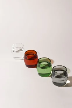 6 oz Century Tumblers, Set of 2 - Amber