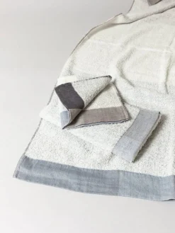 Palette Bath Towels, Blue-Grey