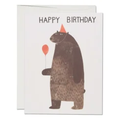 Party Bear Birthday Card