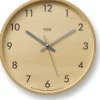 Plywood S Grey Clock