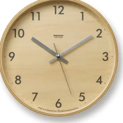 Plywood S Grey Clock