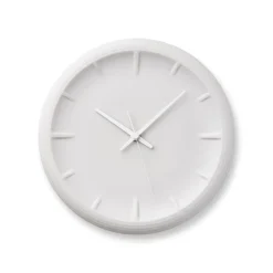 Relief Clock, White