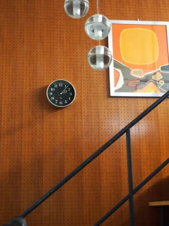 Riki Ring Clock, Black