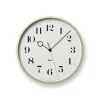 Riki Ring Clock, White