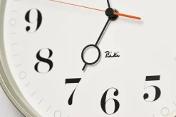 Riki Ring Clock, White