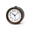 Riki Wood Alarm Clock, Brown