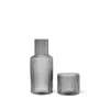 Ripple Small Carafe Set, Smoked Grey