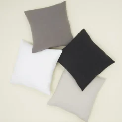 Simple Linen Pillows - Black