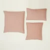 Simple Linen Pillows - Blush