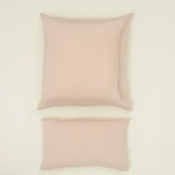 Simple Linen Pillows - Blush