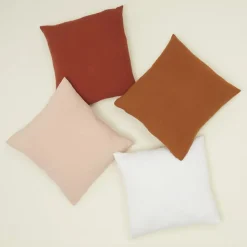 Simple Linen Pillows - Blush