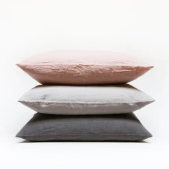Simple Linen Pillows - Blush