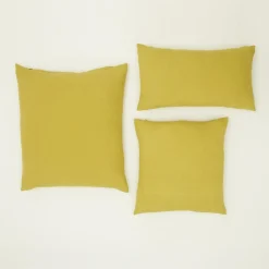 Simple Linen Pillows - Mustard