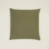 Simple Linen Pillows, Olive