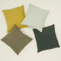 Simple Linen Pillows, Olive