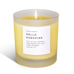 Slow North 'Hello Sunshine' Scented Candle, Three Sizes