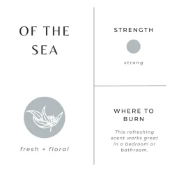 Slow North 'Of the Sea' Scented Candle, Three Sizes