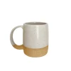Slow Studio Ceramic Mug, White Speckled/Sandstone