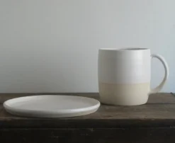 Slow Studio Ceramic Mug, White