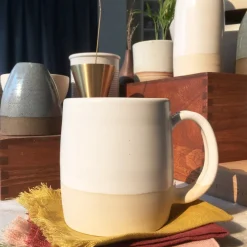 Slow Studio Ceramic Mug, White