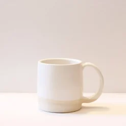 Slow Studio Ceramic Mug, White
