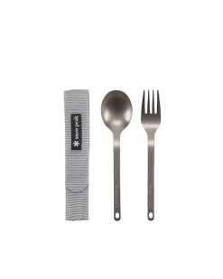 Snow Peak Titanium Fork & Spoon Set