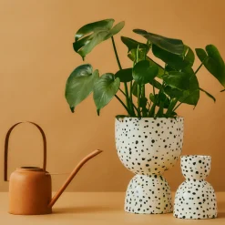 Stacked Planters, Speckled
