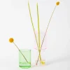 Stacking Glass Vase, Pink + Green
