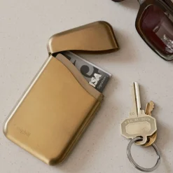 Summit Card Case, Vapor Brass