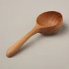 Teak Round Scoop