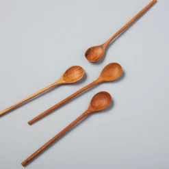 Teak Spoons, Set of 4