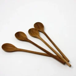 Teak Spoons, Set of 4