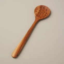 Teak Strainer Spoon